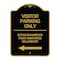 Signmission Bilingual Reserved Parking Visitor Parking Only Estacionamiento Para Visitantes, A-DES-BG-1824-24303 A-DES-BG-1824-24303 - alternate 1